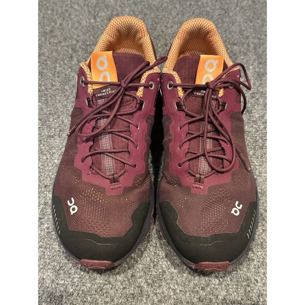On Cloud Cloudventure Trail Running Shoes Women’s Size 8.5 Mulberry/Orange - Picture 2 of 8